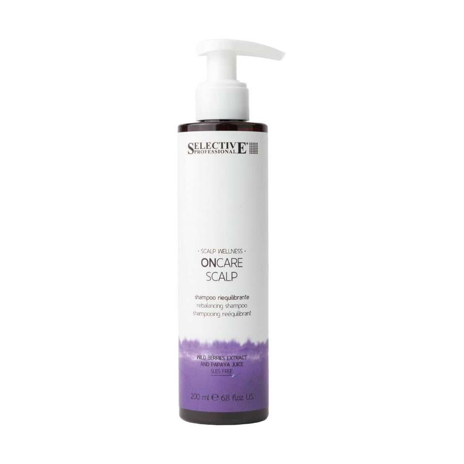 Шампунь для відновлення балансу жирної шкіри голови Selective Professional OnCare Scalp Rebalancing Shampoo, 200 мл